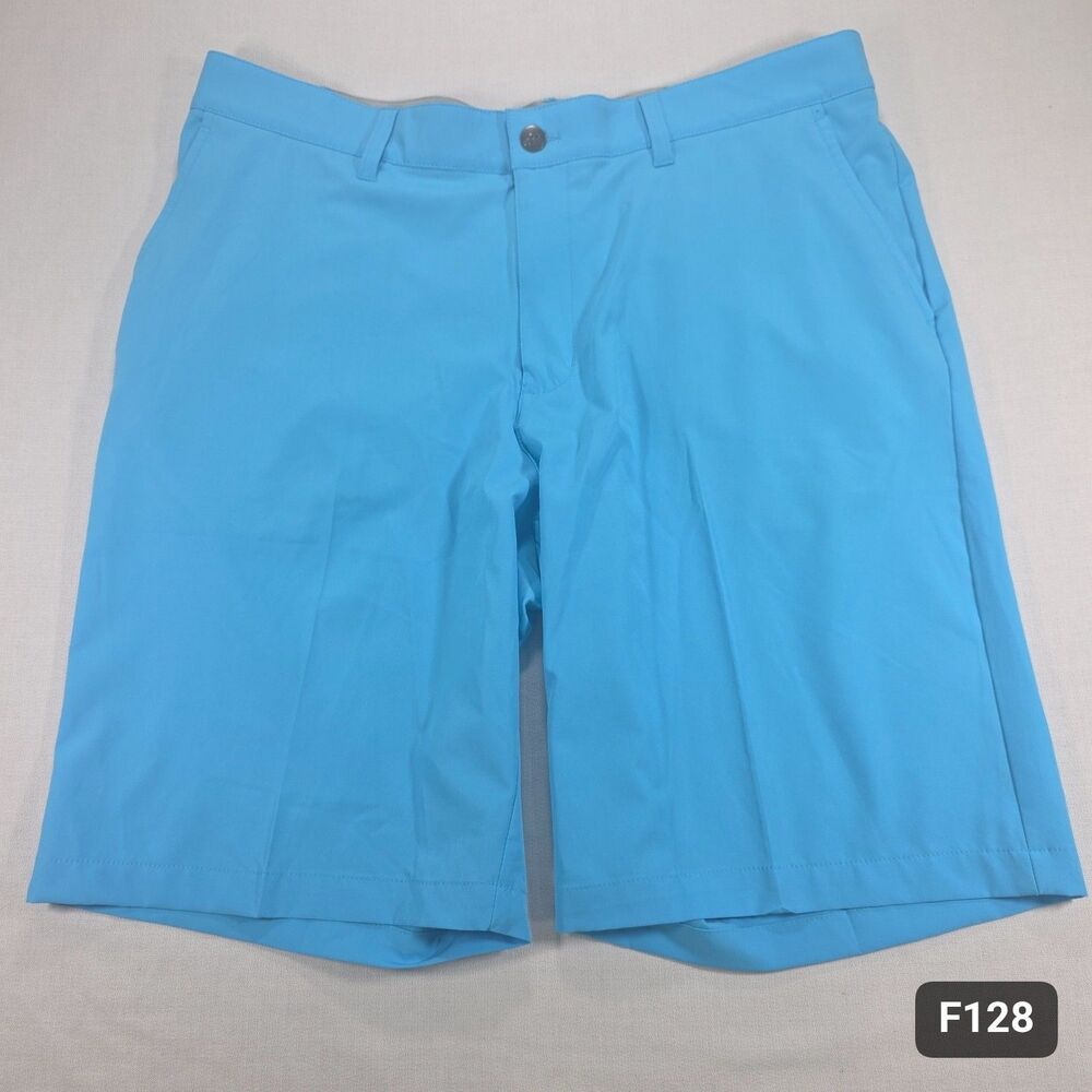 Adidas Men's Blue Athletic Size 36 75% polyester, 25% elastane